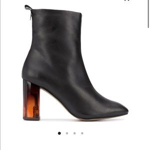 Kurt Geiger Tortoise shell heeled booties
